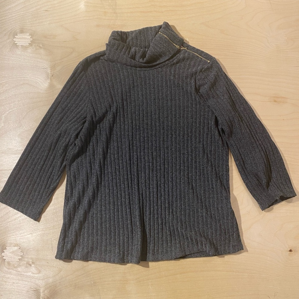 Parallel Skies Women's Gray Turtleneck Sweater XL (QQ)